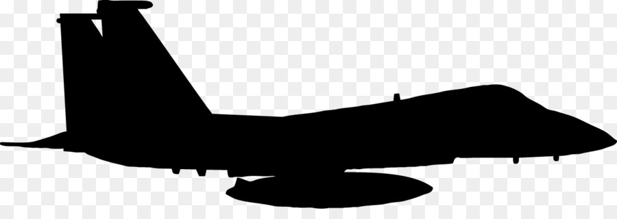 Airplane Jet aircraft Silhouette McDonnell Douglas F-15 Eagle - airplane png download - 1200*406 - Free Transparent Airplane png Download.