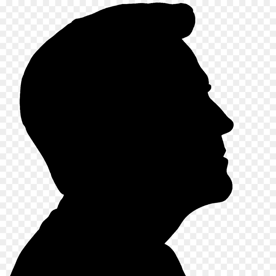 face profile silhouette clip art
