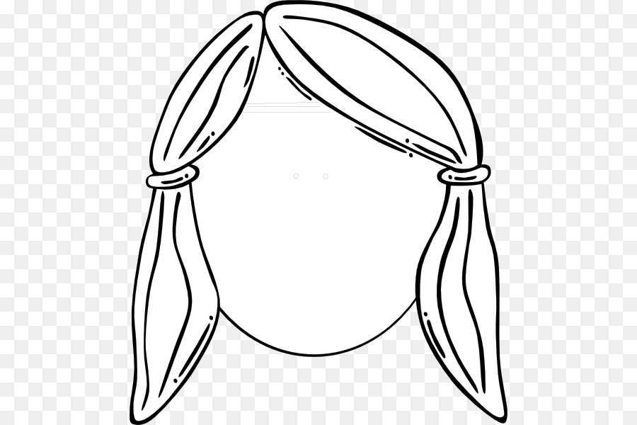 Cartoon Smiley Face Clip art - Outline Of A Girls Face png download - 534*600 - Free Transparent  png Download.