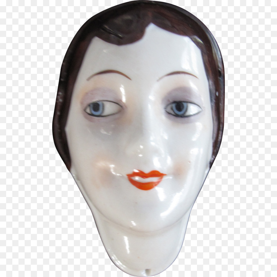 Chin Doll Face Mask Ruby Lane - doll png download - 2213*2213 - Free Transparent Chin png Download.