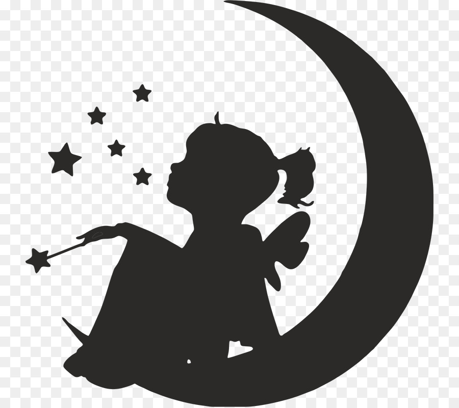 Silhouette Image Stencil Clip art Fairy - Silhouette png download - 800*798 - Free Transparent Silhouette png Download.