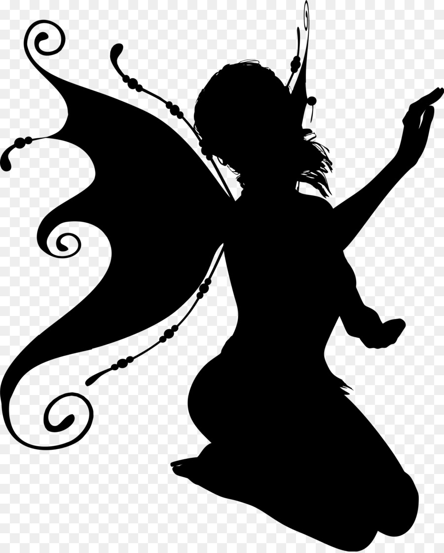 Fairy Silhouette Clip art - Fairy Silhouette png download - 1546*1919 - Free Transparent Fairy png Download.