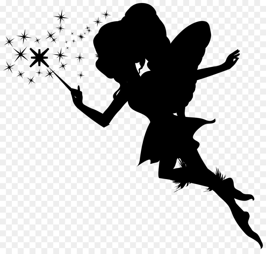Clip art Tinker Bell Fairy Wand Silhouette - elf silhouette png fairy fae png download - 8000*7592 - Free Transparent Tinker Bell png Download.