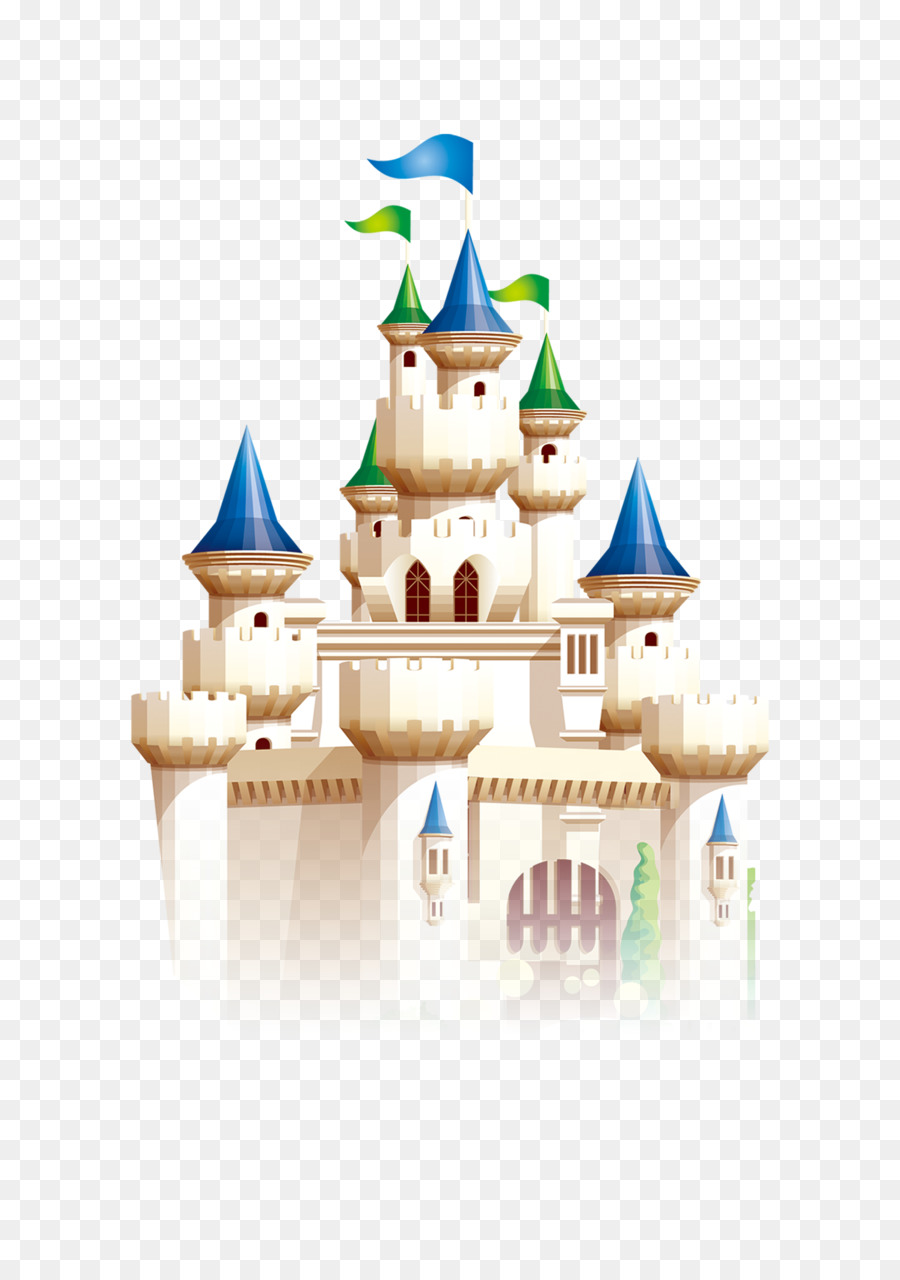 Cartoon Castle - Cartoon fantasy fairytale castle png download - 2480*3508 - Free Transparent  Cartoon png Download.