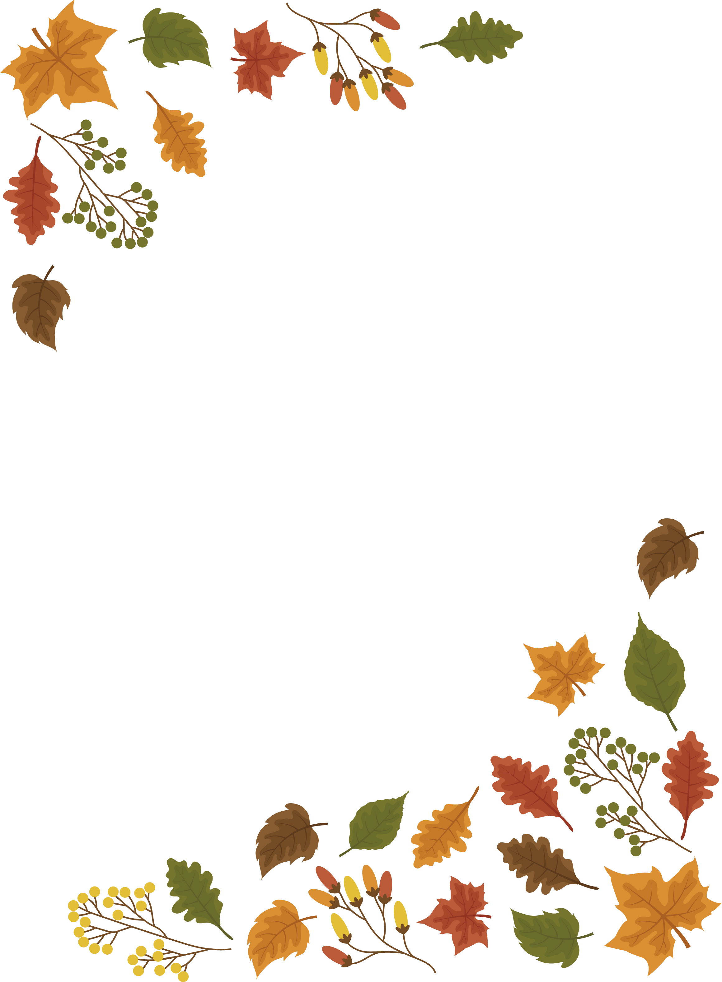 Fall Leaves Border Png Free Clip Art Fall Borders Transparent | Images ...