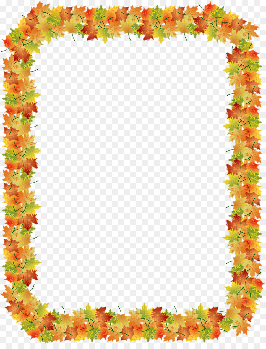 Autumn leaf color Clip art - Fall Borders Cliparts png download - 1771*2288 - Free Transparent Autumn png Download.