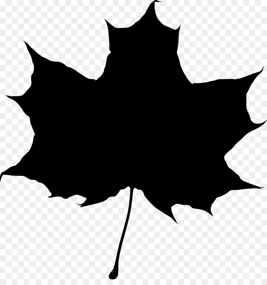 Maple leaf Drawing Silhouette - falling png download - 2296*2400 - Free Transparent Maple Leaf png Download.