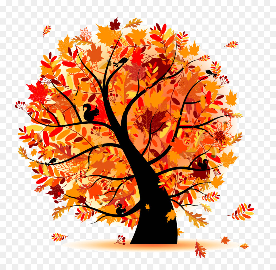 Autumn Tree Clip art - orange tree png download - 935*898 - Free Transparent Autumn png Download.