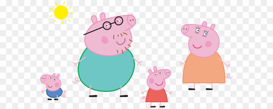 Paultons Park Domestic pig Brand Illustration - Peppa Pig Family Logo Transparent PNG Clip Art Image png download - 8000*4419 - Free Transparent Daddy Pig png Download.