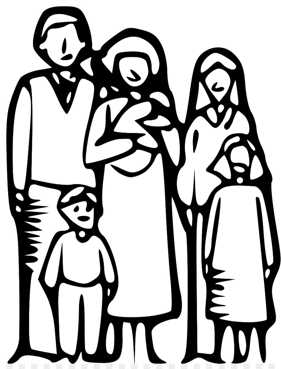 Family Black and white Clip art - Happy Family Clipart png download - 936*1209 - Free Transparent Family png Download.