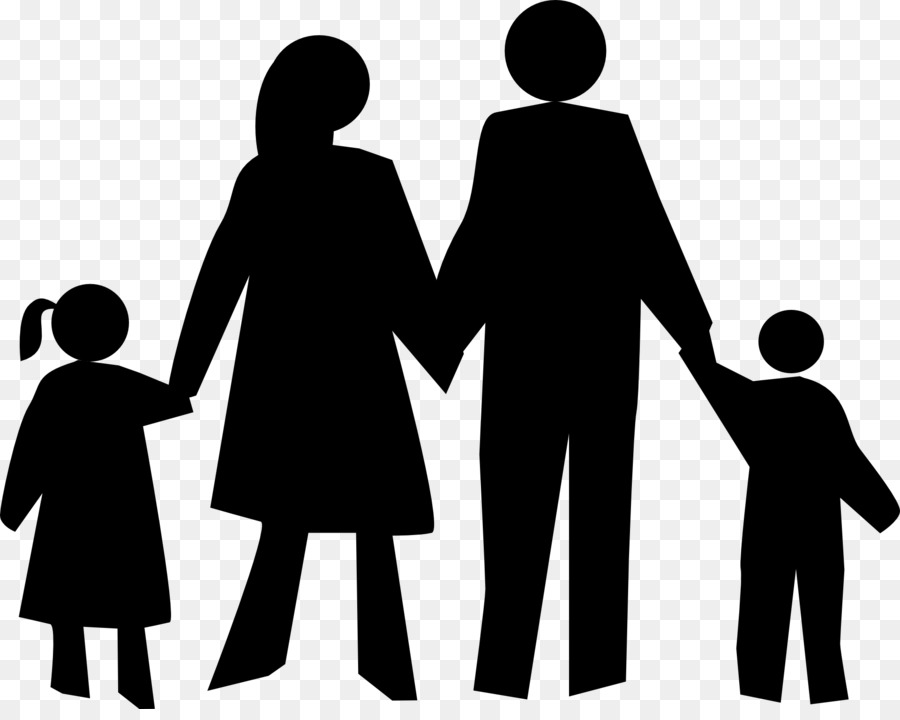 Silhouette Family Clip Art Family Png Download 1230 1280 Free 