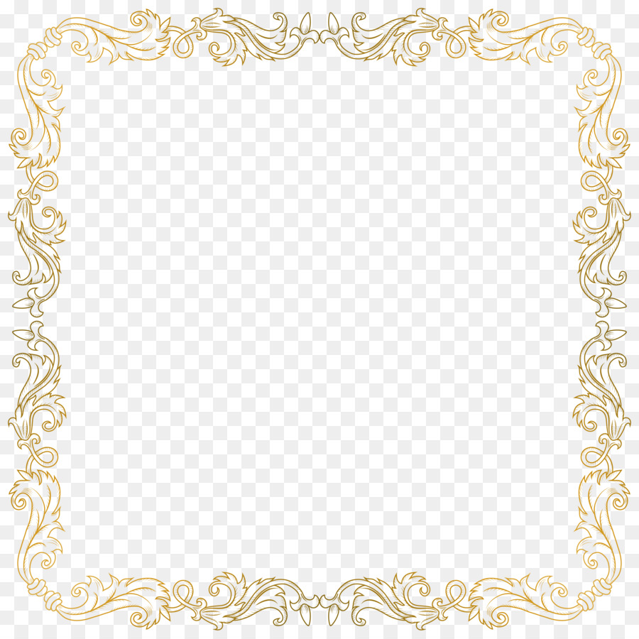 Placemat Pattern - Golden Border Cliparts png download - 8000*7993 - Free Transparent PlaceMat png Download.