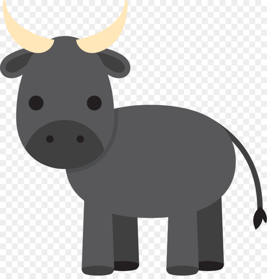 Cattle Farm Nutsdier Euclidean vector - Little Black Bull Cartoon png download - 971*1002 - Free Transparent Cattle png Download.