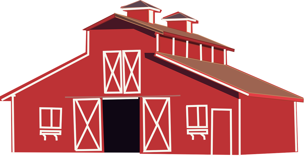 Barn Building Farm Clip Art Barn Png Download 1280662 Free