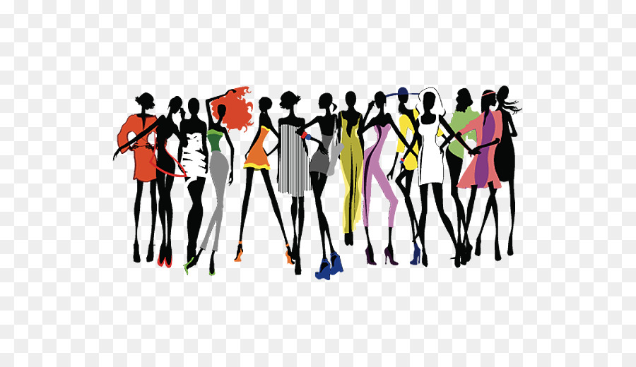 Fashion show Runway Clip art - A group of beautiful women png download - 589*514 - Free Transparent Fashion png Download.