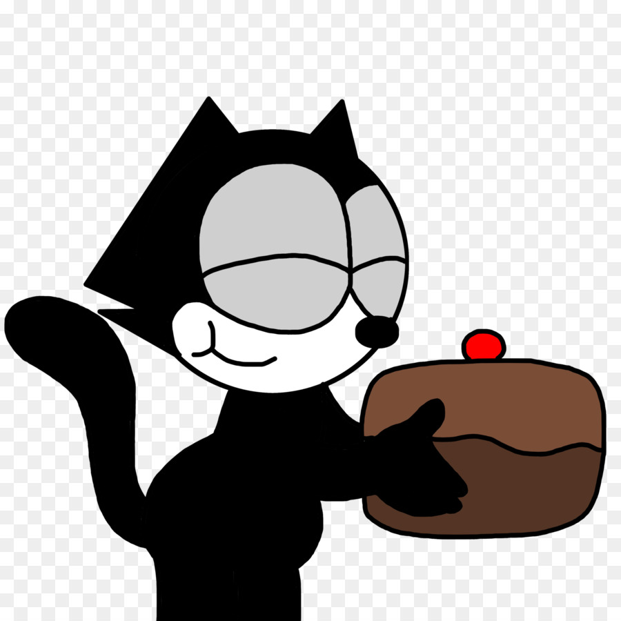Felix the Cat Chocolate cake Whiskers Cartoon Kitten - lazy fat cat png download - 1600*1600 - Free Transparent Felix The Cat png Download.