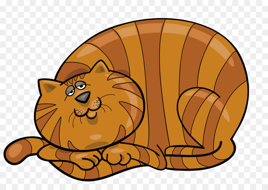 Fat cat Clip art - Cartoon Cat png download - 2541*1804 - Free Transparent Cat png Download.