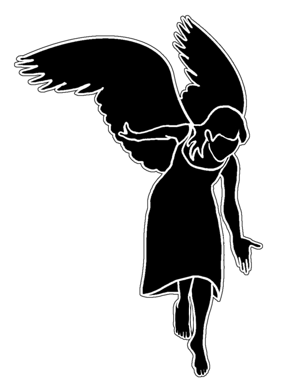 Silhouette Cherub Angel Angel Png Download 9131255 Free