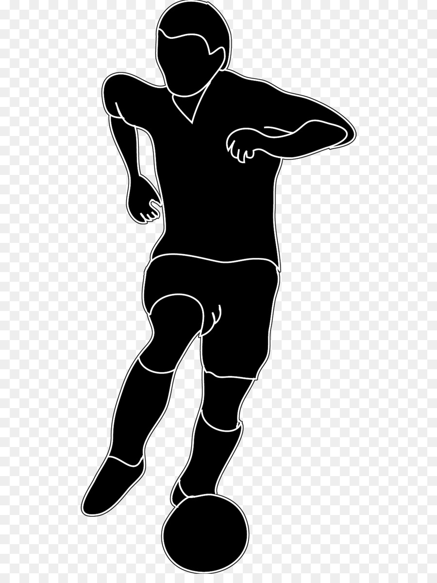 Football player Futsal Drawing Clip art - Football Player Kicking Ball png download - 570*1181 - Free Transparent Football png Download.