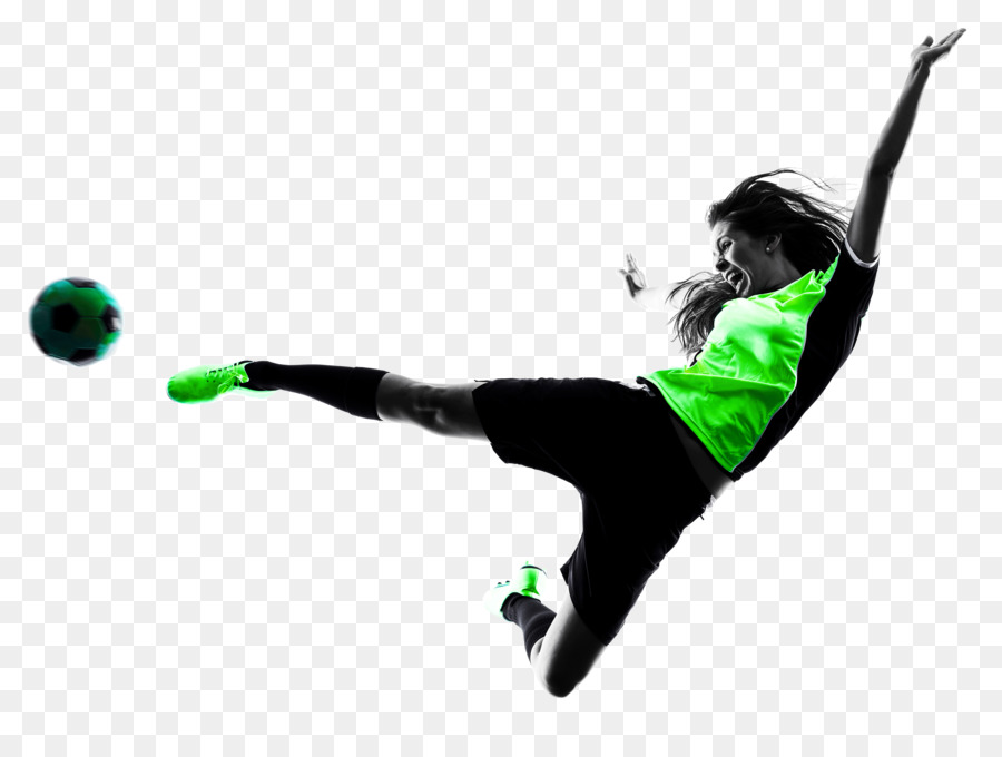 Female Soccer Player Silhouette