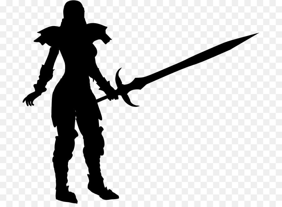Female Warrior Silhouette Clip art - warrior png download - 756*650 - Free Transparent Female png Download.