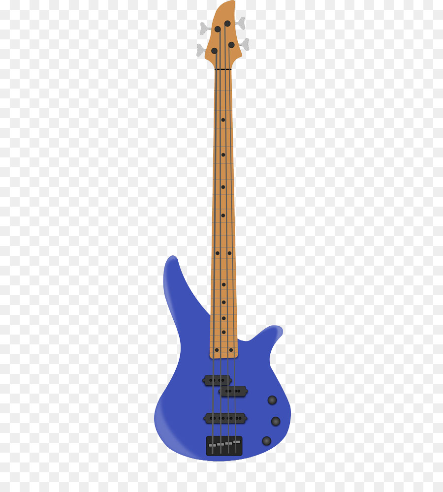 Bass guitar Electric guitar Clip art - Blue bass guitar png download - 500*1000 - Free Transparent  png Download.