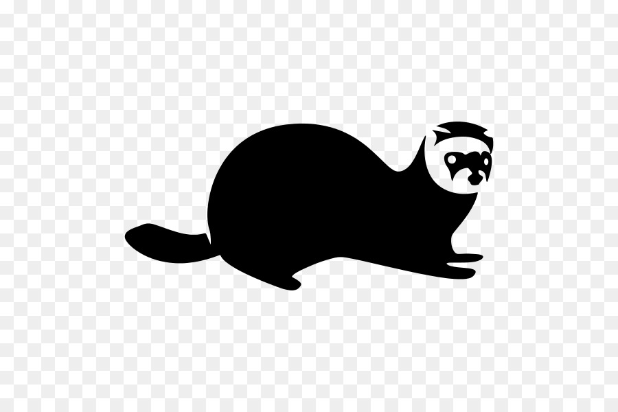 Black-footed ferret Whiskers Cat - ferret png download - 600*600 - Free Transparent Ferret png Download.