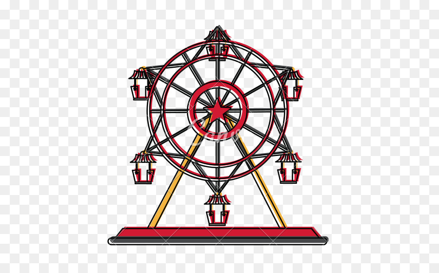 Ferris wheel Graphic design - Ferris Wheel Of Fortune png download - 550*550 - Free Transparent Ferris Wheel png Download.