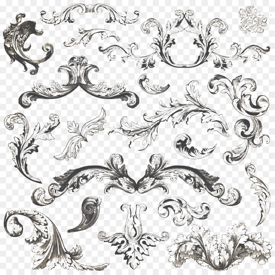 Vintage clothing Ornament Filigree Royalty-free - Vintage traditional pattern png download - 1000*998 - Free Transparent Vintage Clothing png Download.