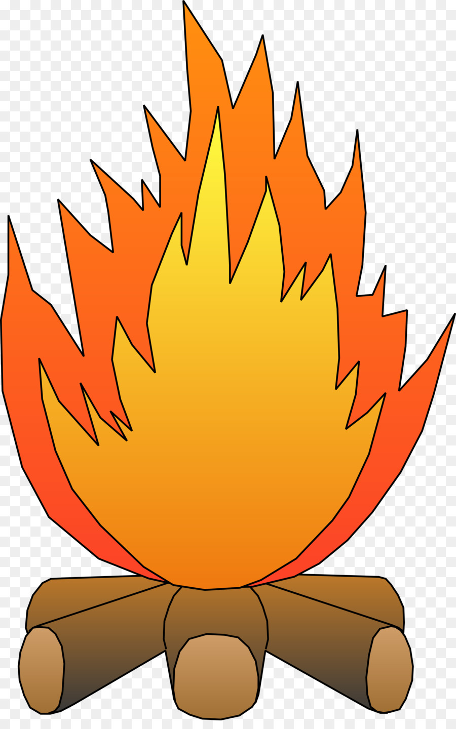 Fire Flame Clip art - Campfire Cliparts png download - 1979*3130 - Free Transparent Fire png Download.