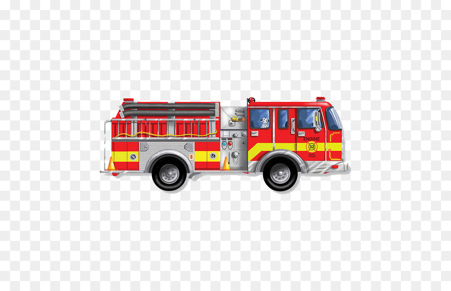 Fire engine Fire department Jigsaw Puzzles Fire safety - Fire Truck plan png download - 561*570 - Free Transparent Fire Engine png Download.