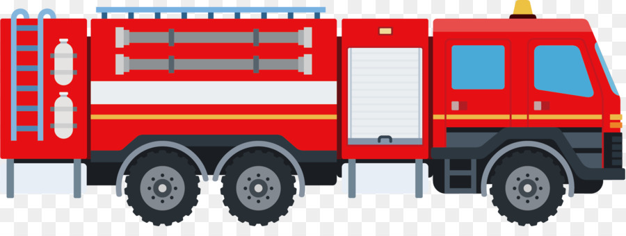 Fire engine Car Fire department Firefighter - Red fire truck vector png download - 1941*704 - Free Transparent Fire Engine png Download.
