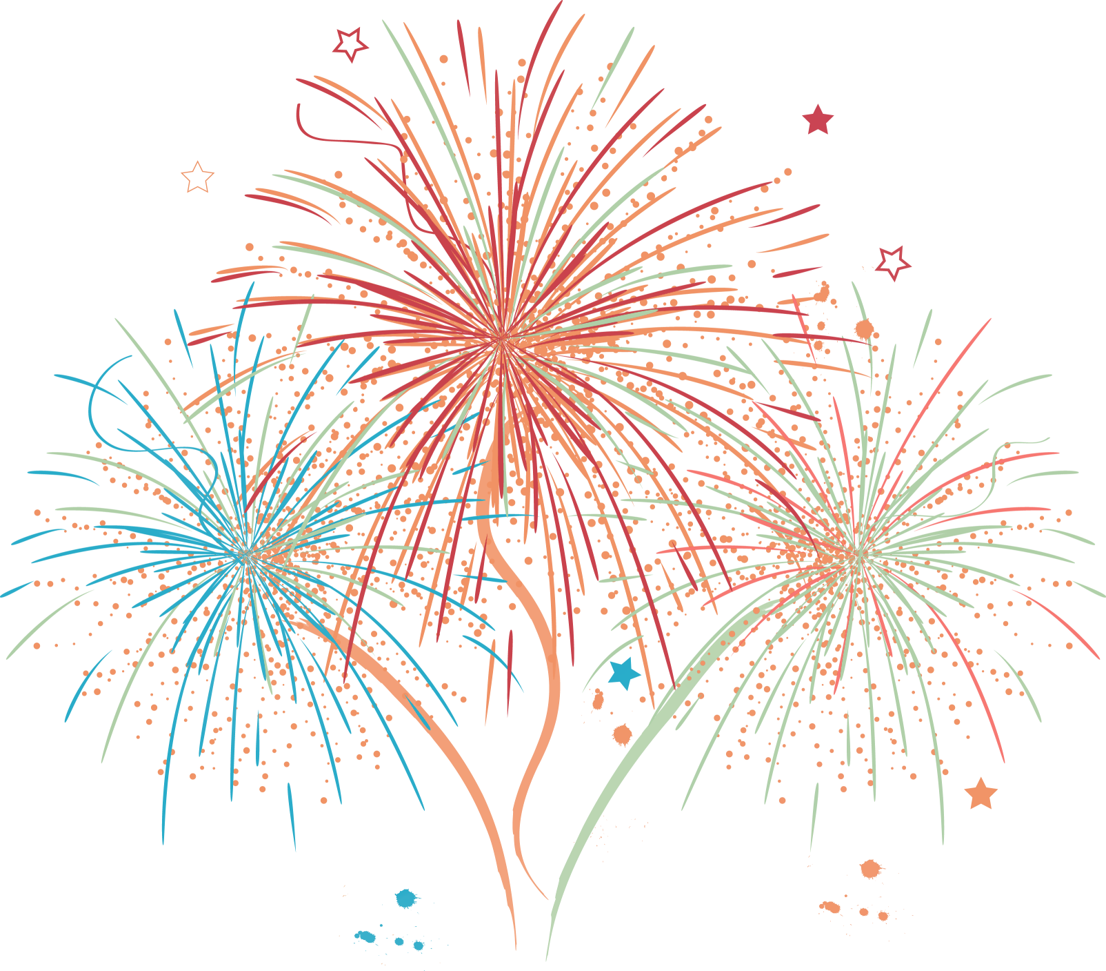 Fireworks Background png download - 506*503 - Free Transparent Fireworks png  Download. - CleanPNG / KissPNG