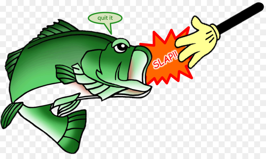 Slapping Fish Bass Clip art - fish png download - 1940*1136 - Free Transparent Slapping png Download.