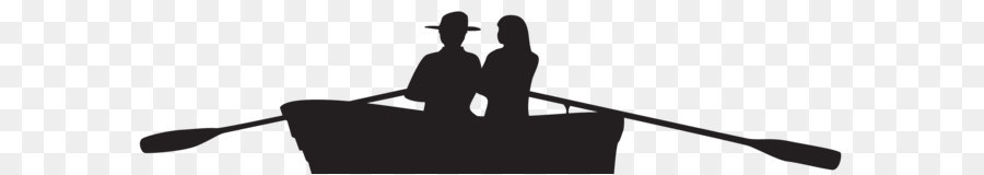 Silhouette Boat Royalty-free Clip art - Couple on Boat Silhouette PNG Clip Art Image png download - 8000*1962 - Free Transparent Boat png Download.