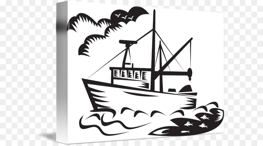 Fishing vessel Silhouette Drawing Clip art - Silhouette png download - 650*500 - Free Transparent Fishing Vessel png Download.