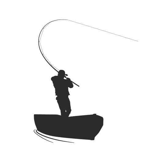 Fishing Silhouette Fisherman - fishing pole png download - 512*512 ...