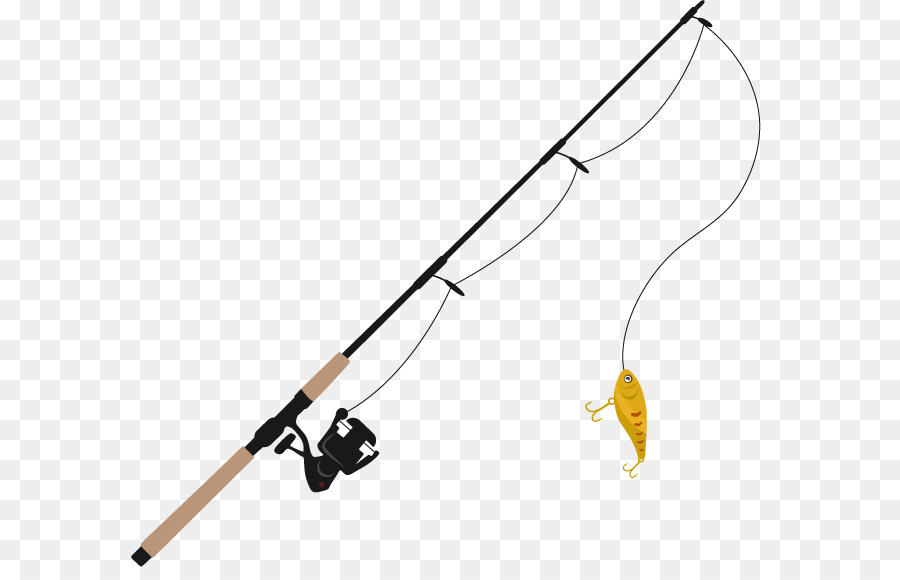 Fishing rod Fishing line Clip art - Fish hook png download - 640*567 - Free Transparent Fishing Rod png Download.