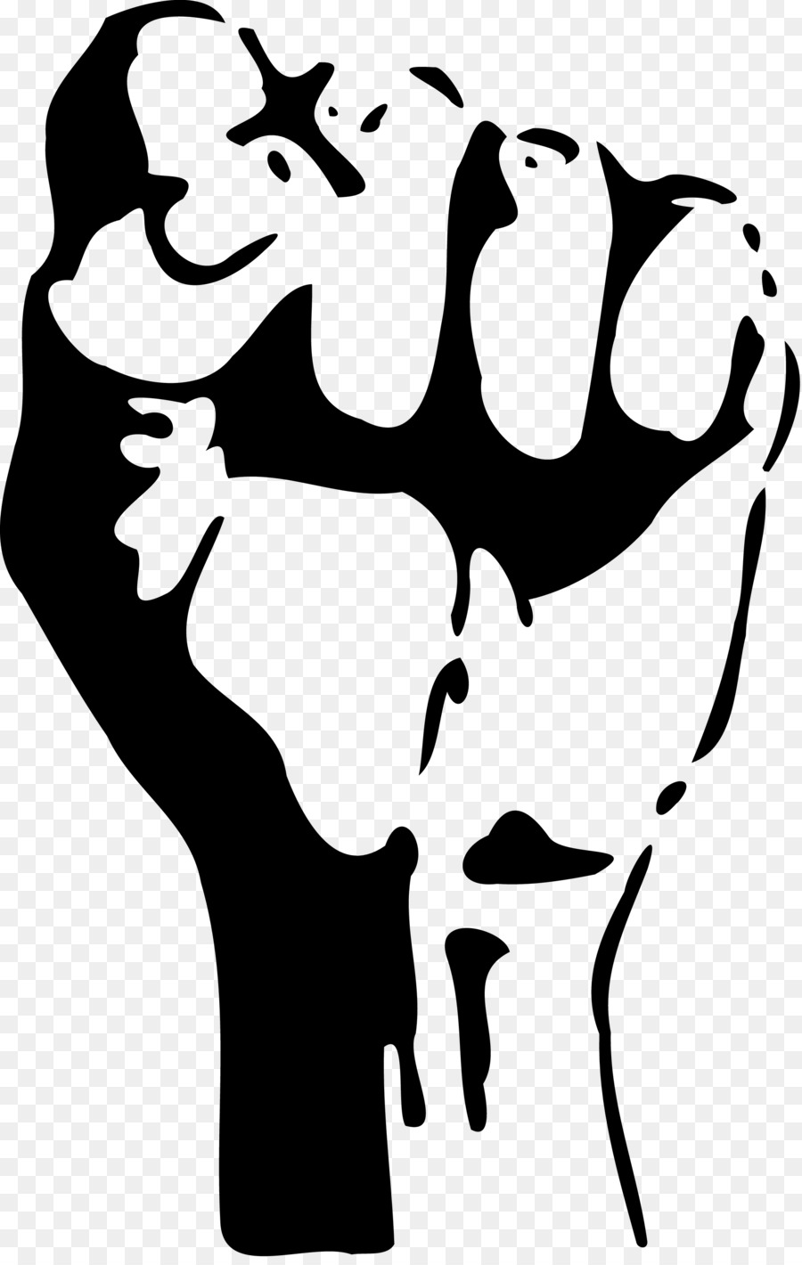 Raised fist Clip art - fight png download - 2267*3557 - Free Transparent  png Download.