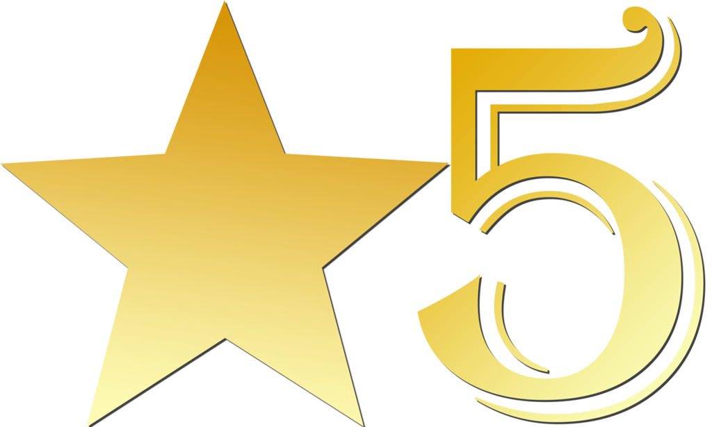 Star Clip art - 5 Star Rating Cliparts png download - 1024*615 - Free ...