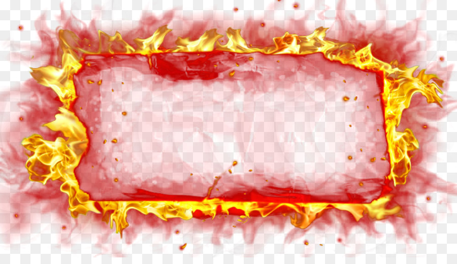 Flame Light Download - Flame effects Borders png download - 1000*563 - Free Transparent  png Download.