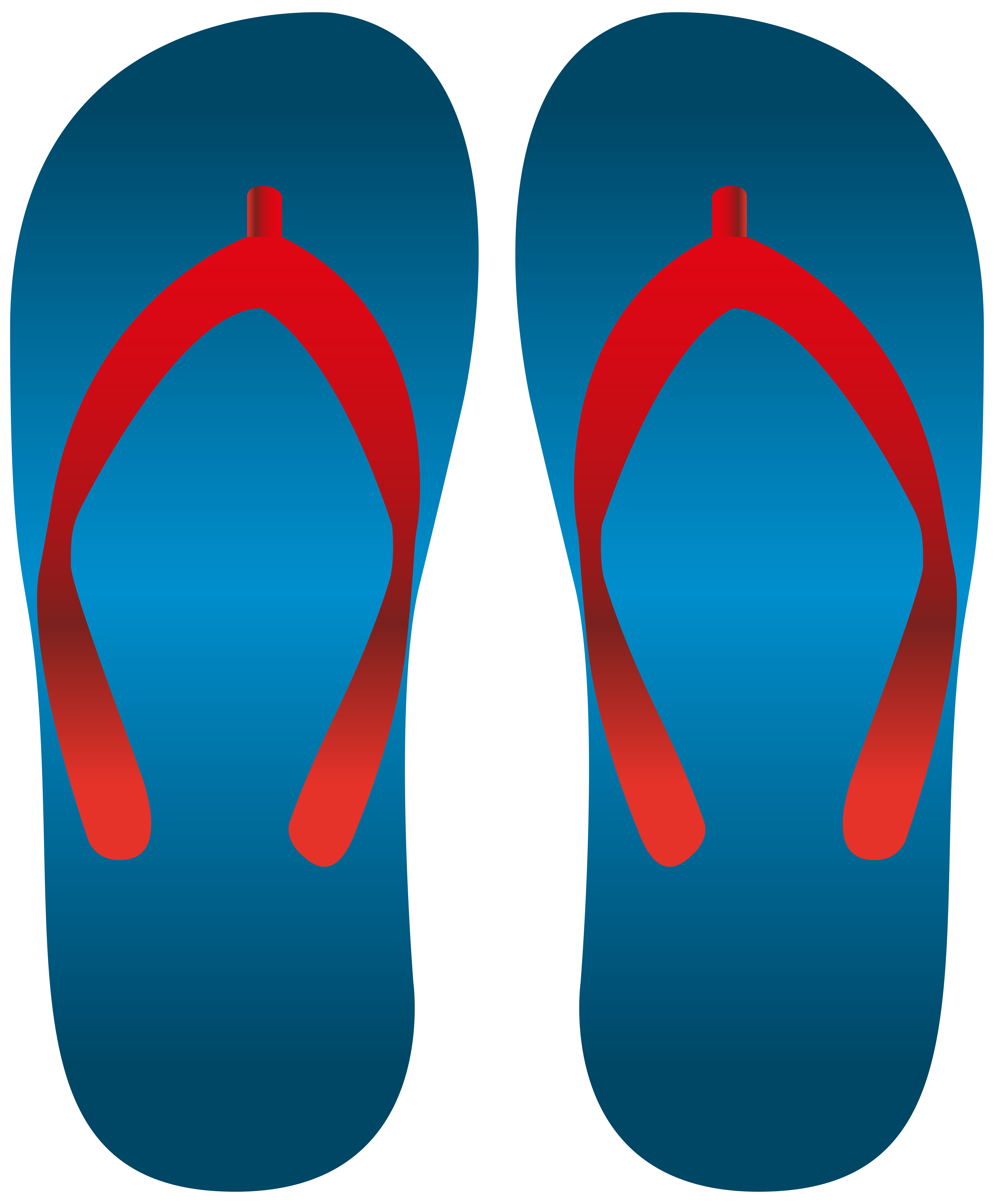 Flip-flops Blue Sandal Clip art - blue wreath png download - 6604*8000 ...