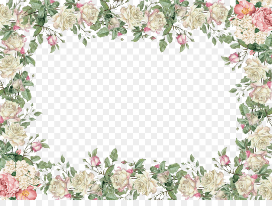 Picture frame Flower Clip art - White Flower Frame PNG Transparent Image png download - 1074*789 - Free Transparent Picture Frame png Download.