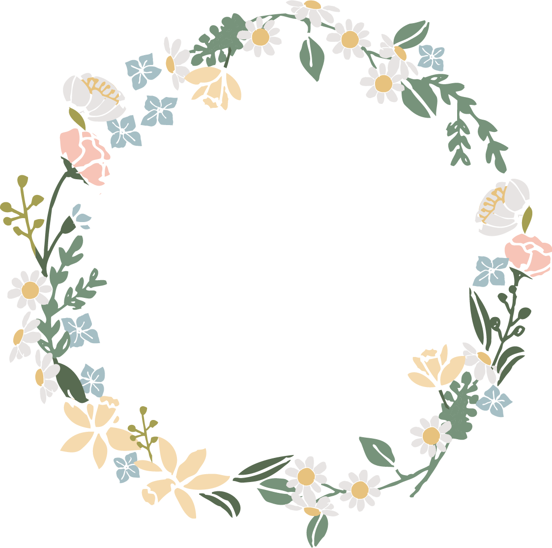 Wreath Flower Floral design - watercolor flower wreath png download ...