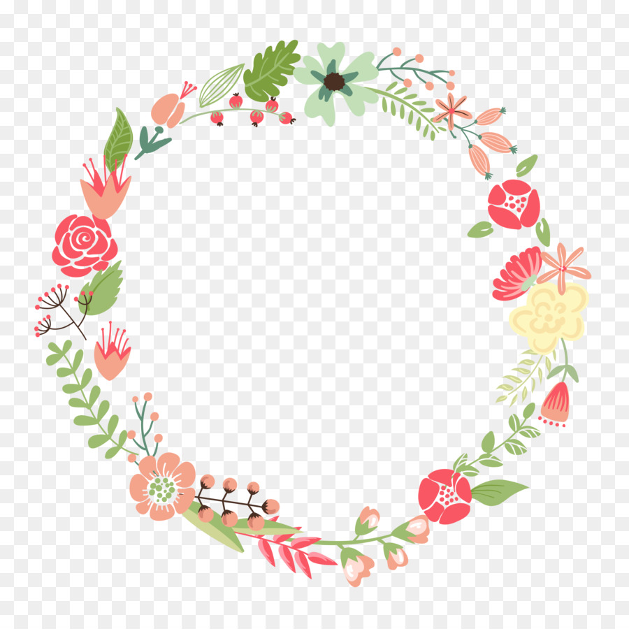 Picture Frames Flower Wreath Clip art - floral png download - 3600*3600 - Free Transparent Picture Frames png Download.