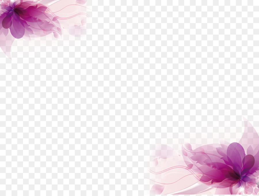 Purple Download - Purple fantasy flowers background png download - 4725*3543 - Free Transparent Purple png Download.
