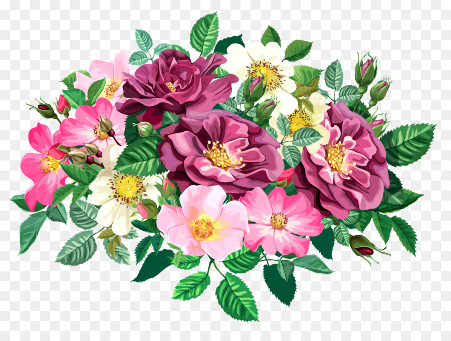 Flower bouquet Rose Clip art - bouquet png download - 1600*1199 - Free Transparent Flower Bouquet png Download.