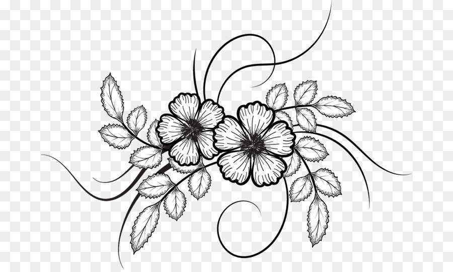 Flower Drawing - flower sketch png download - 737*534 - Free Transparent Flower png Download.