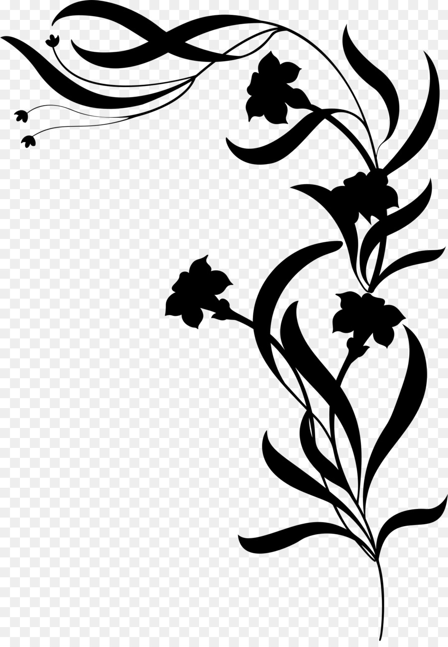Floral design Silhouette Art Clip art - silhouette bottom decoration png download - 1564*2238 - Free Transparent Floral Design png Download.