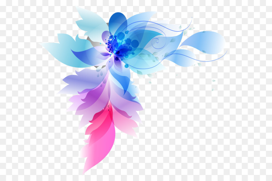 Colorful abstract flowers png download - 3318*3055 - Free Transparent Flower png Download.